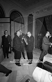 Consejo de Ministros en el Palacio de Pedralbes, mayo 1960
