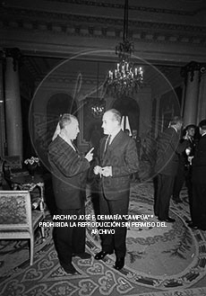 Consejo de Ministros en el Palacio de Pedralbes, mayo 1960