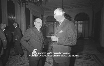 Consejo de Ministros en el Palacio de Pedralbes, mayo 1960