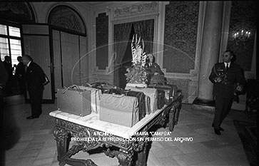 Consejo de Ministros en el Palacio de Pedralbes, mayo 1960