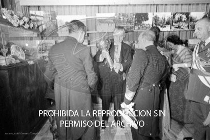 Cena en honor de Franco Ayuntamiento Barcelona.