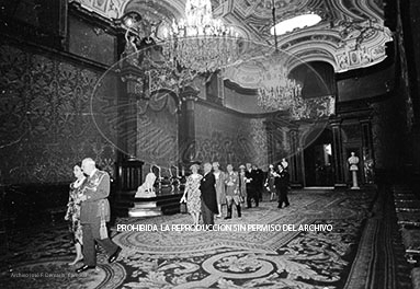 Cena en Pedralbes ofrecida a las autoridades de la ciudad de Barcelona