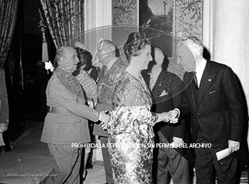 Cena en Pedralbes ofrecida a las autoridades de la ciudad de Barcelona