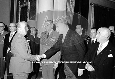 Cena en Pedralbes ofrecida a las autoridades de la ciudad de Barcelona