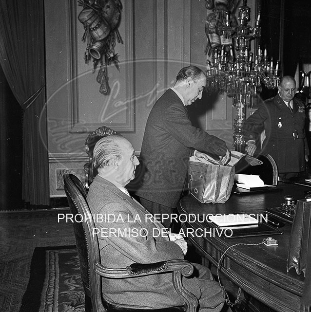 Consejo de Ministros en Pedralbes mayo 1960