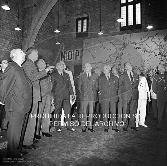 Franco visita Barcelona. junio 1963