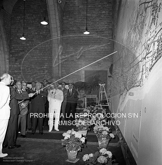 Franco visita Barcelona. junio 1963