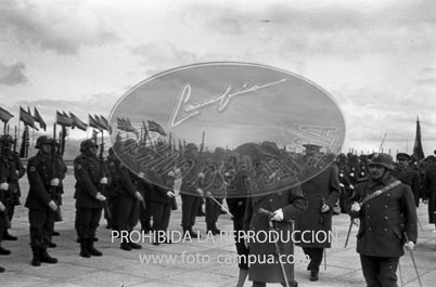 Te Deum en el Valle de los Caidos por los XXV años de paz. llegada de autoridades