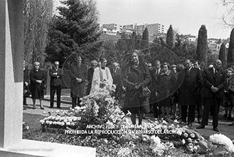 Primer aniversario fallecimiento Reina Victoria Eugenia