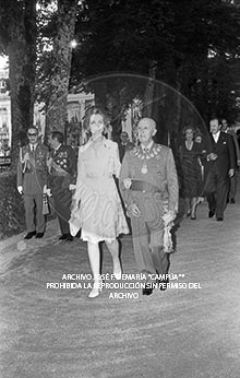 Fiesta del 18 julio 1973 en La Granja