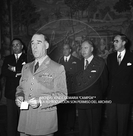 Visita del Presidente de Portugal a España, 1953