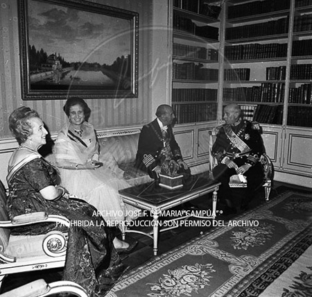 Visita del <presidente de Portugal a España, 1961
